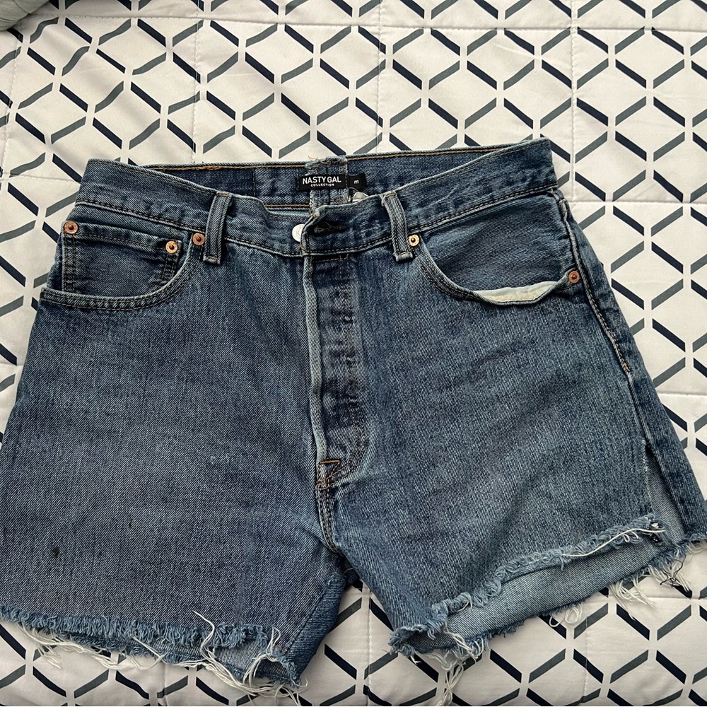 Nasty Gal Classic Blue Jean Shorts